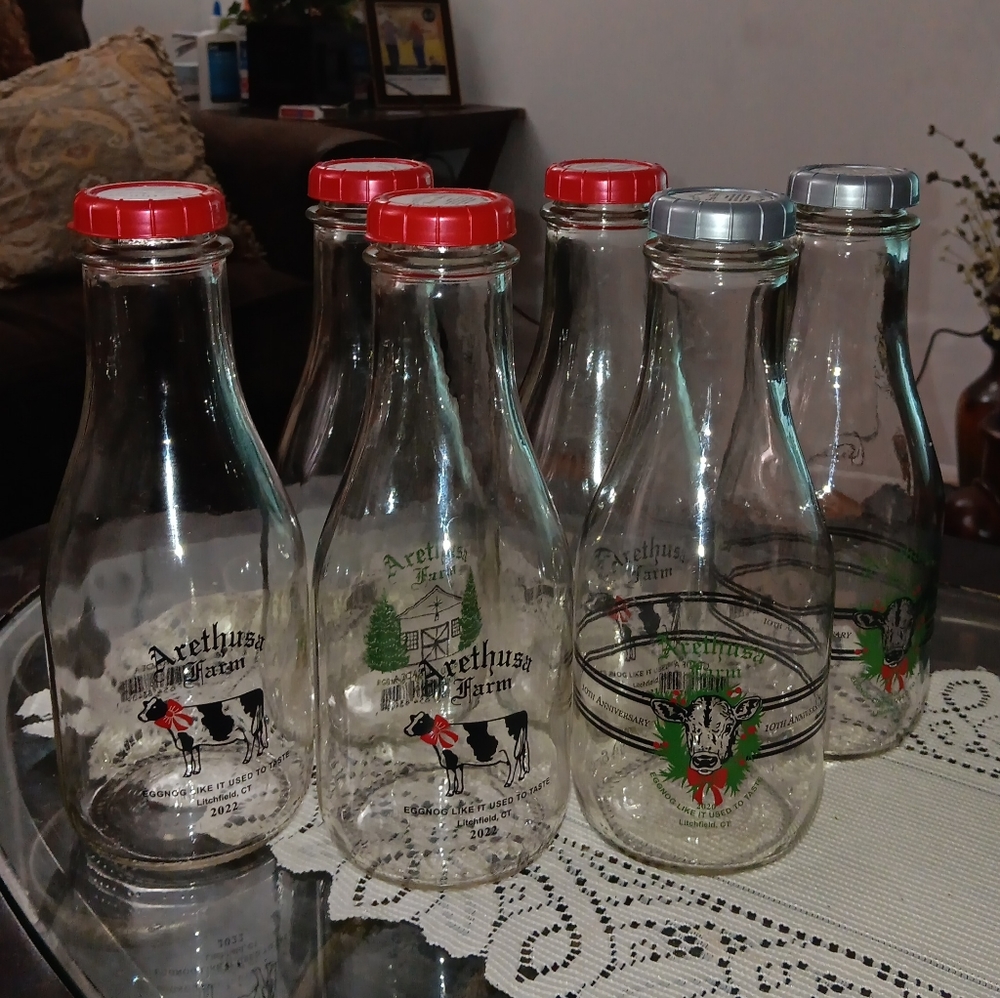 Arethusa Eggnog Bottle 2020 21 22. Holliday with Cap